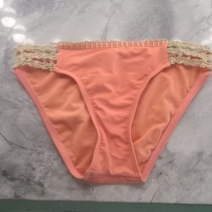 Orange bikini bottoms